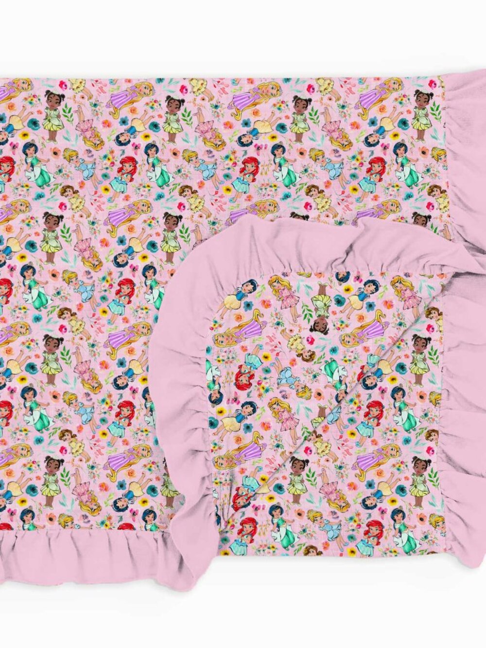 Little Princess Ruffle Bamboo Blanket